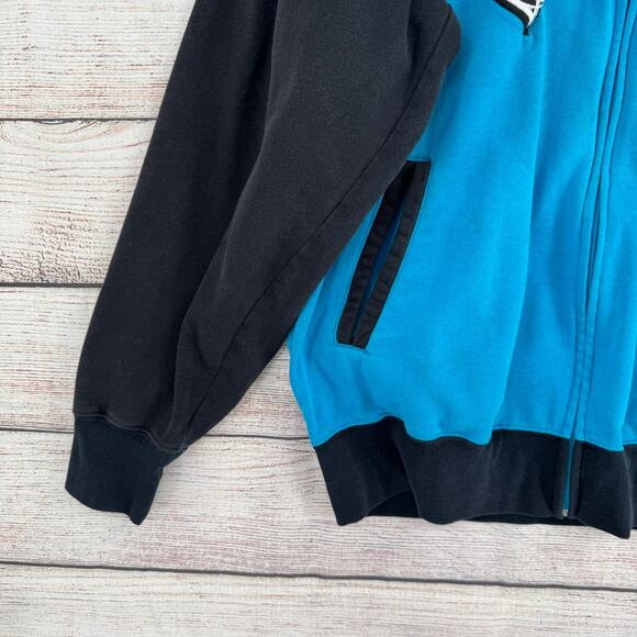 Vintage Y2K Famous Stars and Straps Family Full Zip Hoodie Adult M Blue Black - Picture 3 of 12